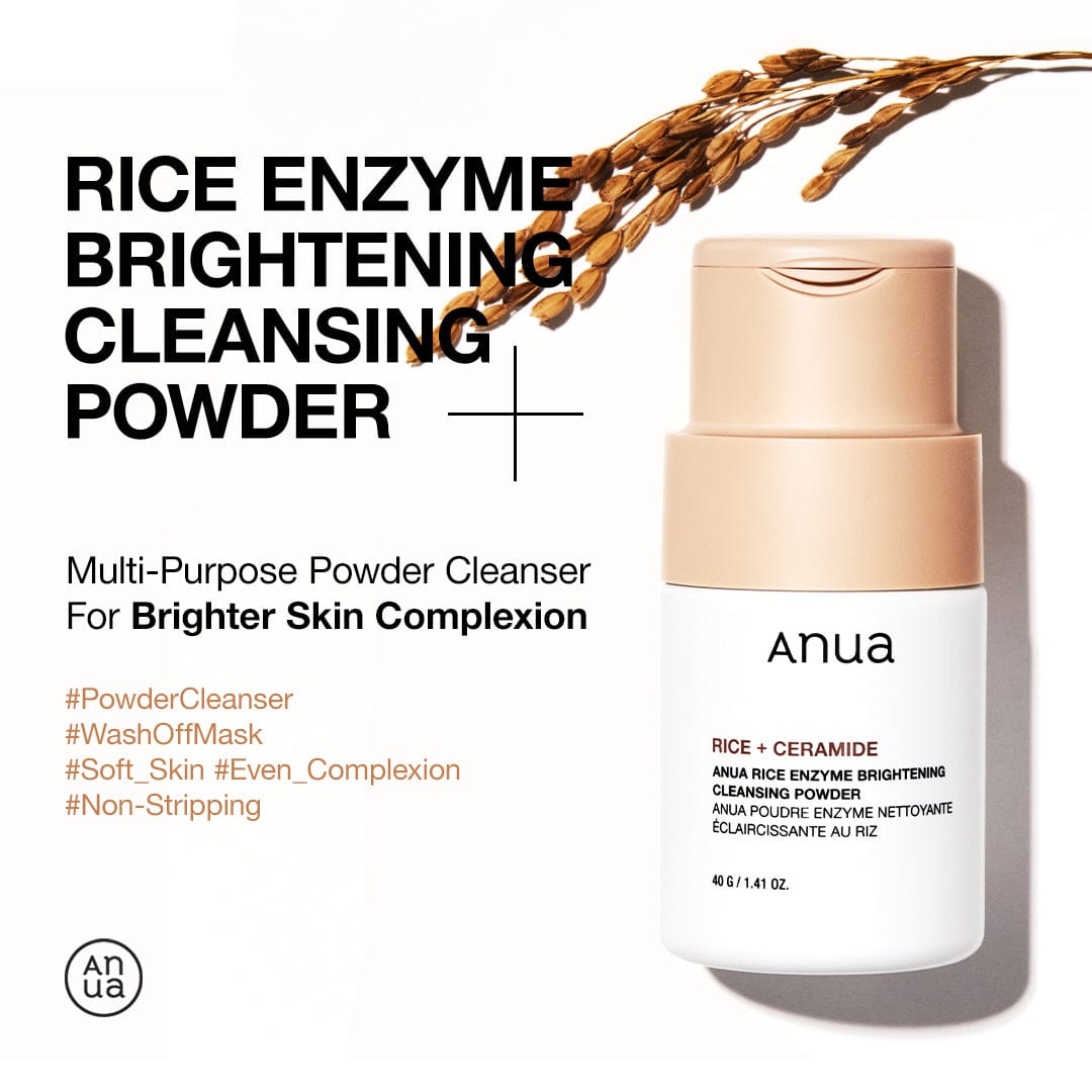 Anua US Cleanser 1.41 OZ Rice Enzyme Brightening Cleansing Powder
