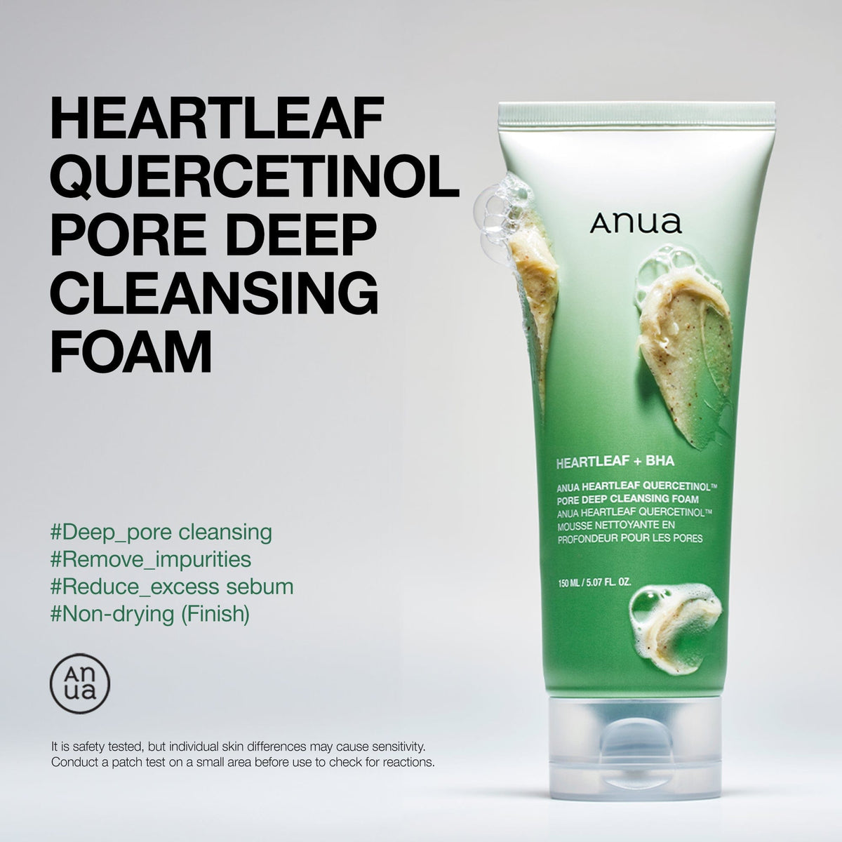 Heartleaf Quercetinol Pore Deep Cleansing Foam | Anua