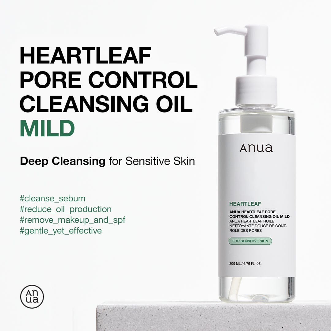 Anua US Cleanser 200ml Heartleaf Pore Cleansing Oil Mild