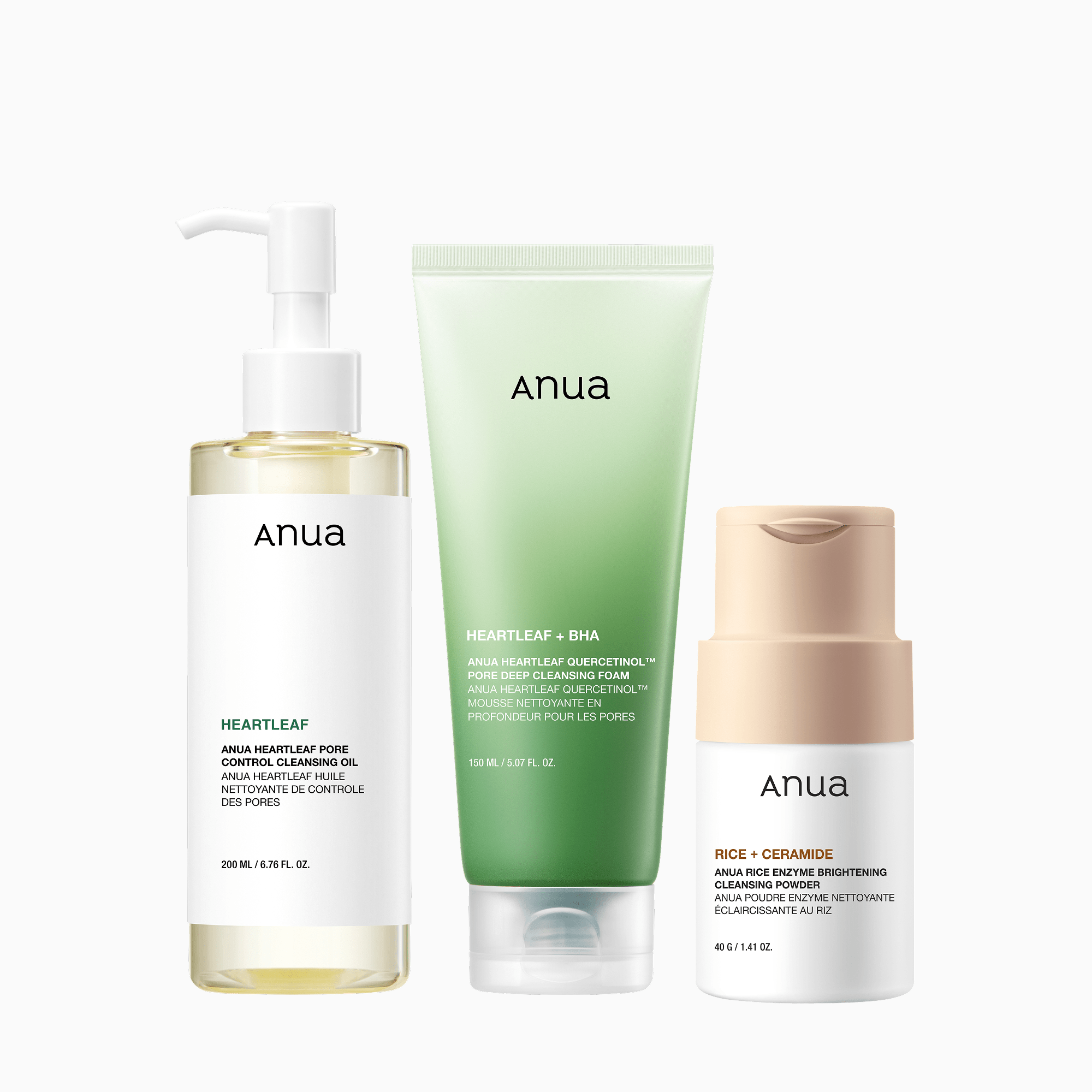 Anua US Cleanser Hero Cleansing Trio