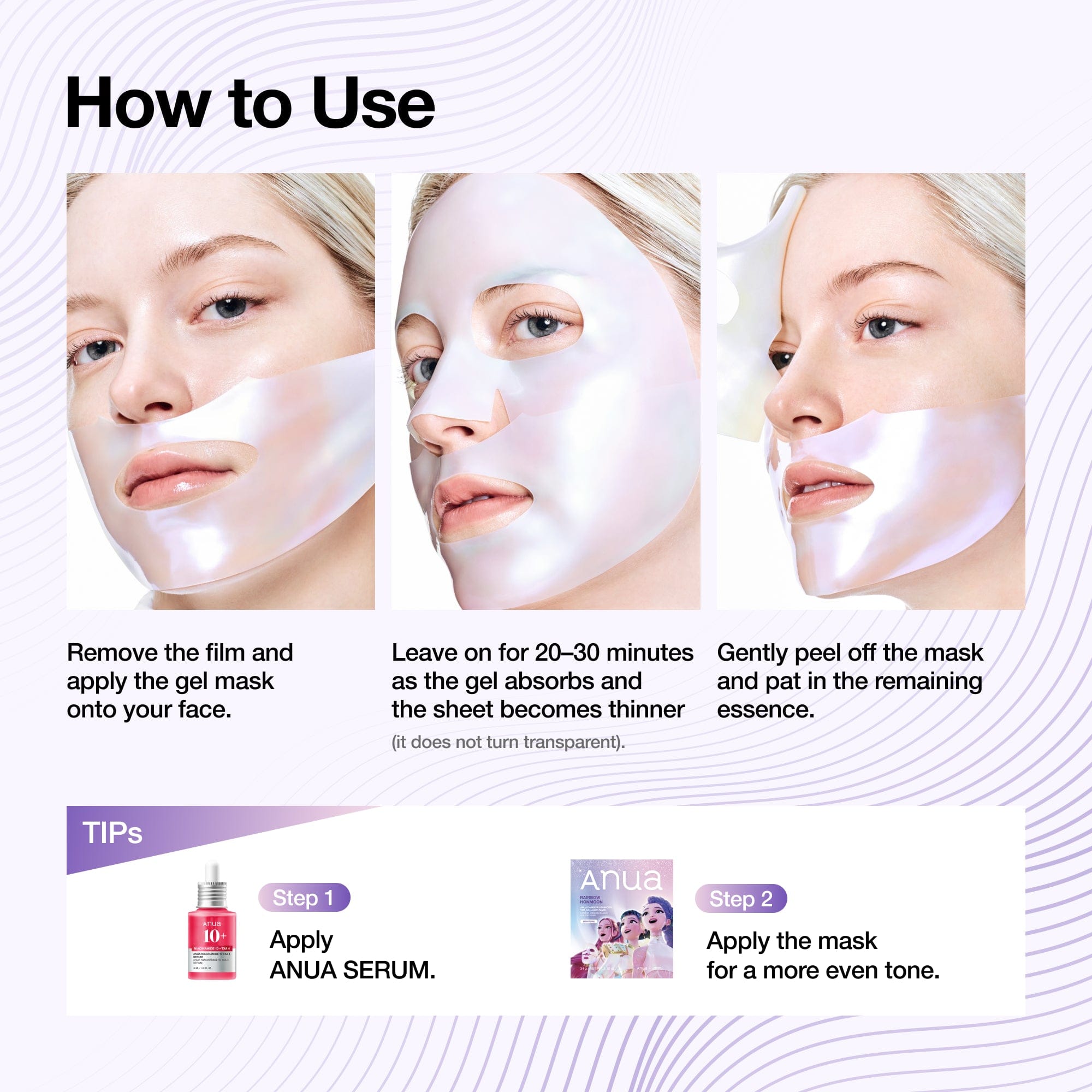 Anua US Eternal Honmoon Vita Brightening Collagen Mask 4ea