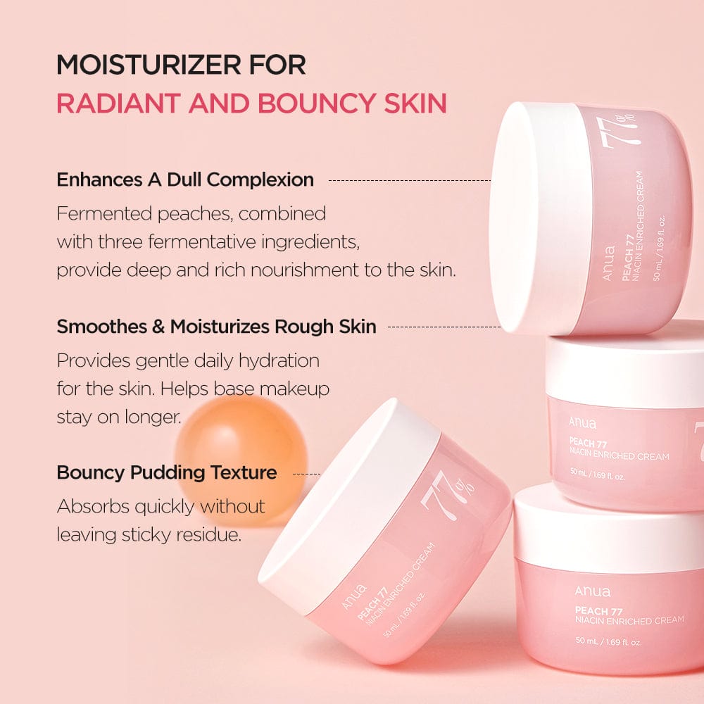 Anua US Moisturizer 50 ml Peach 77 Niacin Enriched Cream