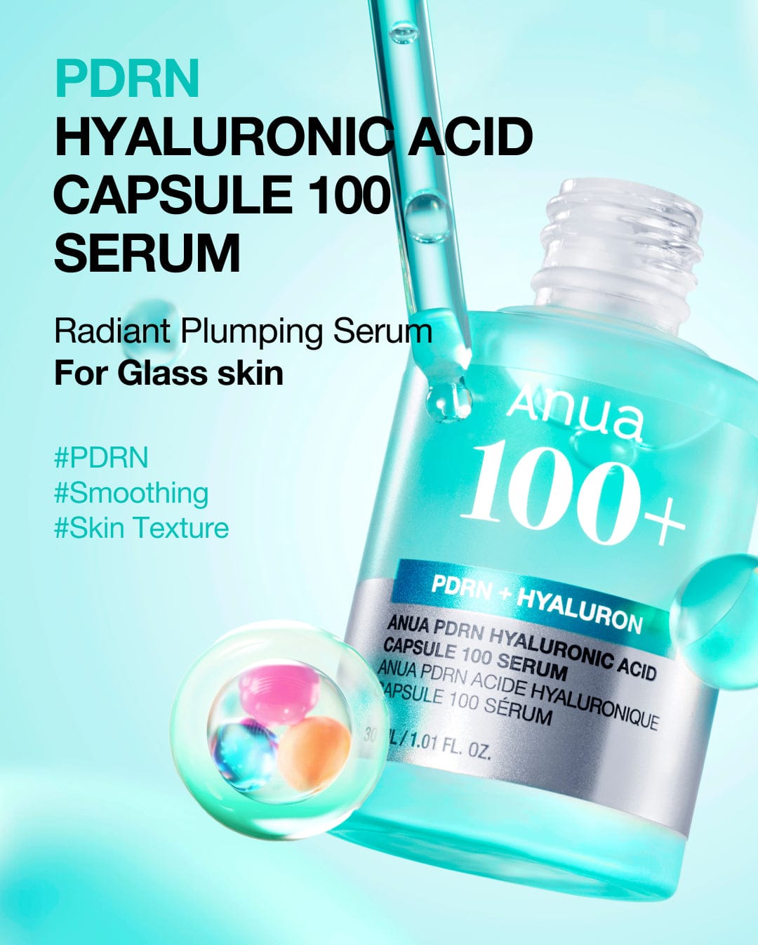 Anua US PDRN Hyaluronic Acid Capsule 100 Serum