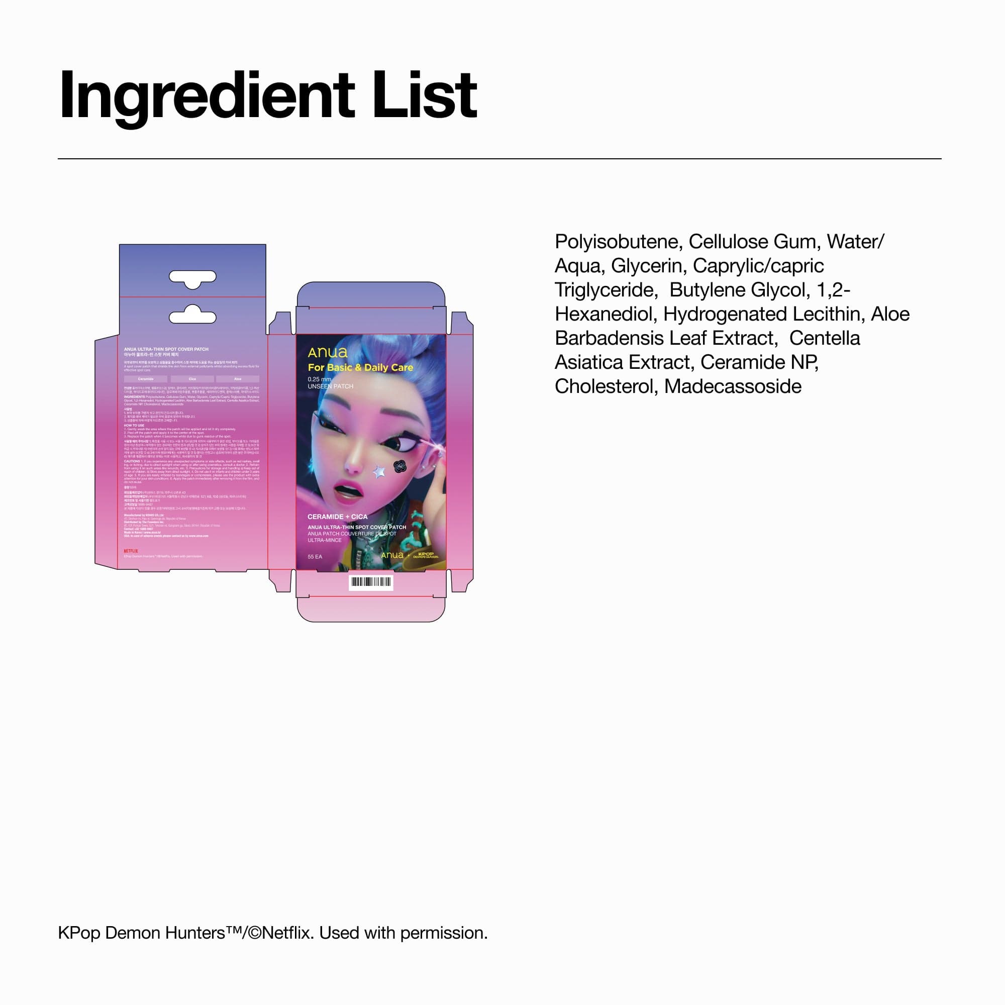 Anua US Rumi Ultra-thin Spot Cover Patch 55ea