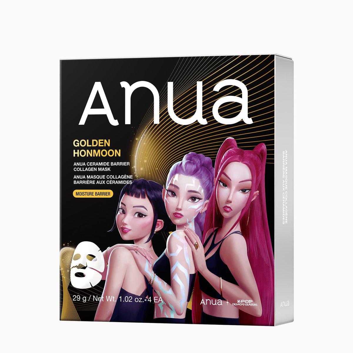Anua US Sheet Mask Golden Honmoon Barrier Collagen Mask 4ea