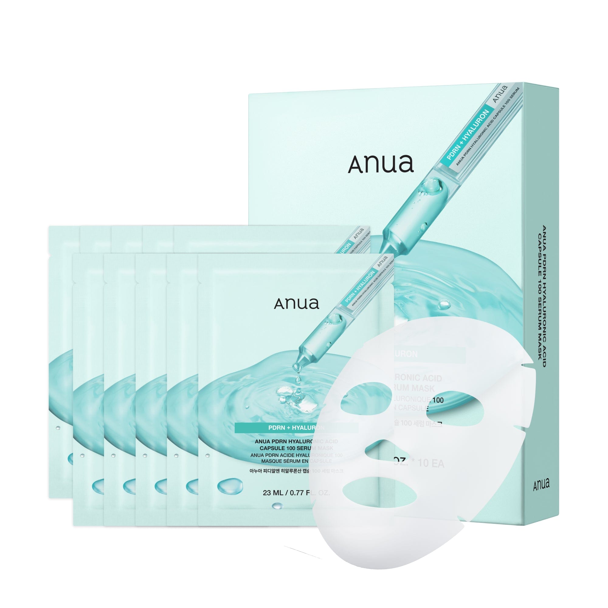 Anua US Sheet Mask PDRN Hyaluronic Acid Capsule 100 Serum Mask