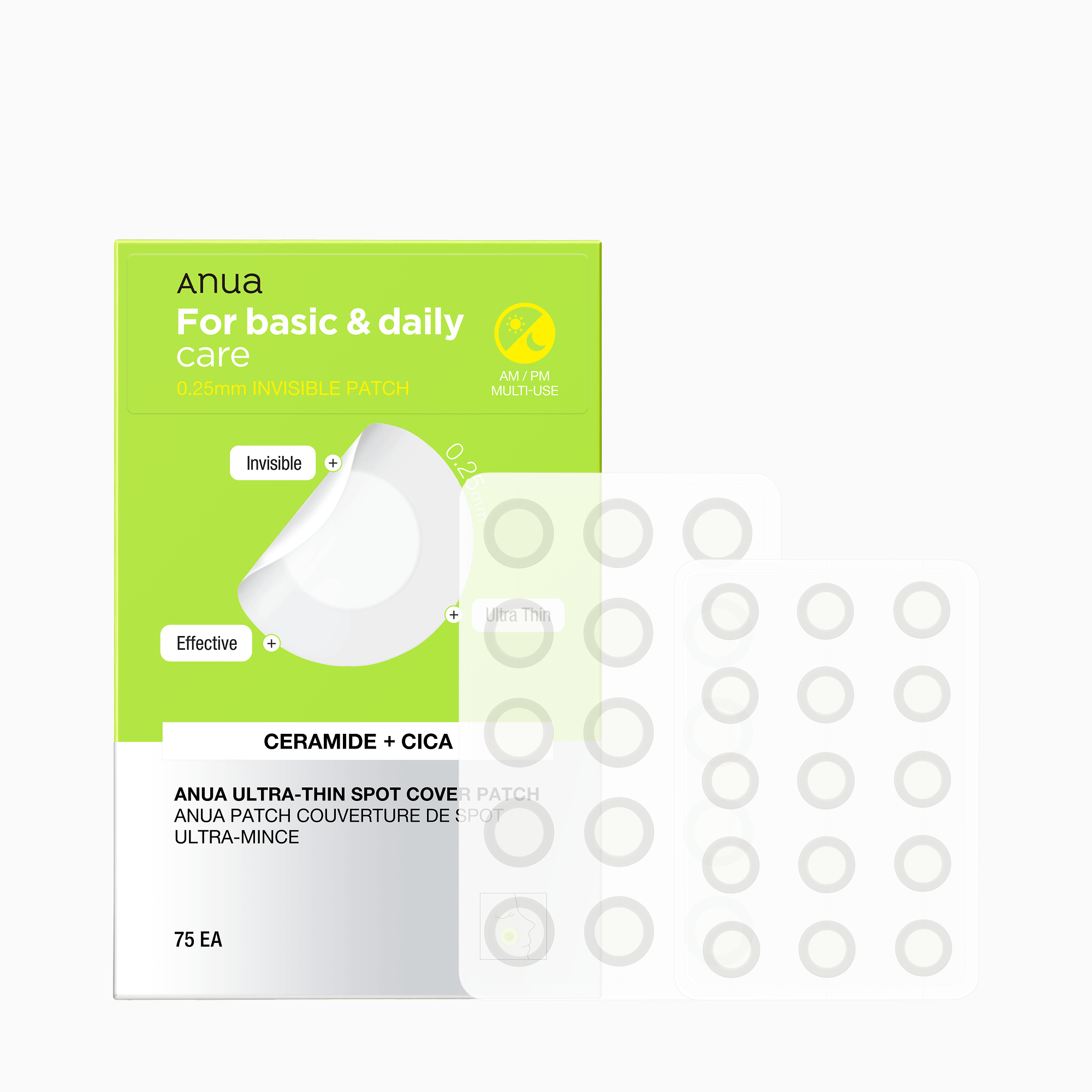 Anua US Spot Patches 75 ea Ultra-Thin Spot Cover Patch