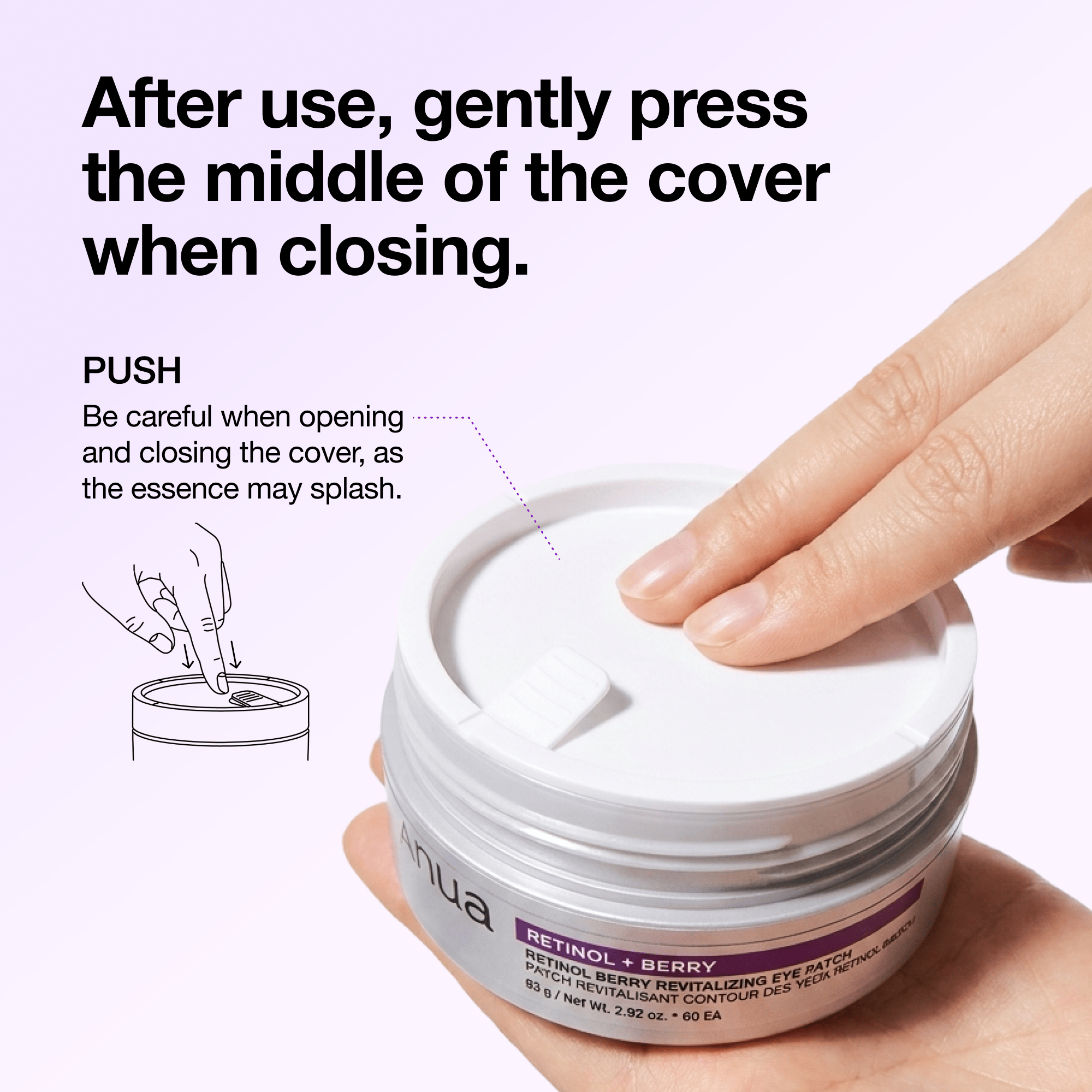 Anua US Spot Patches Retinol Berry Revitalizing Eye Patch
