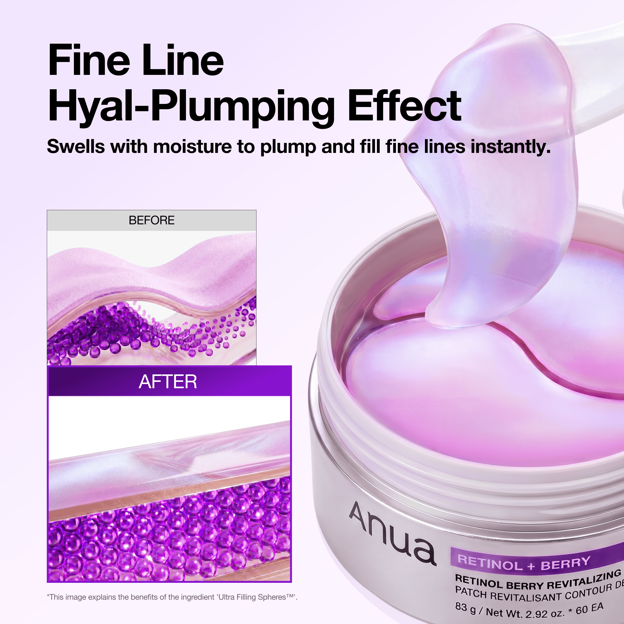 Anua US Spot Patches Retinol Berry Revitalizing Eye Patch