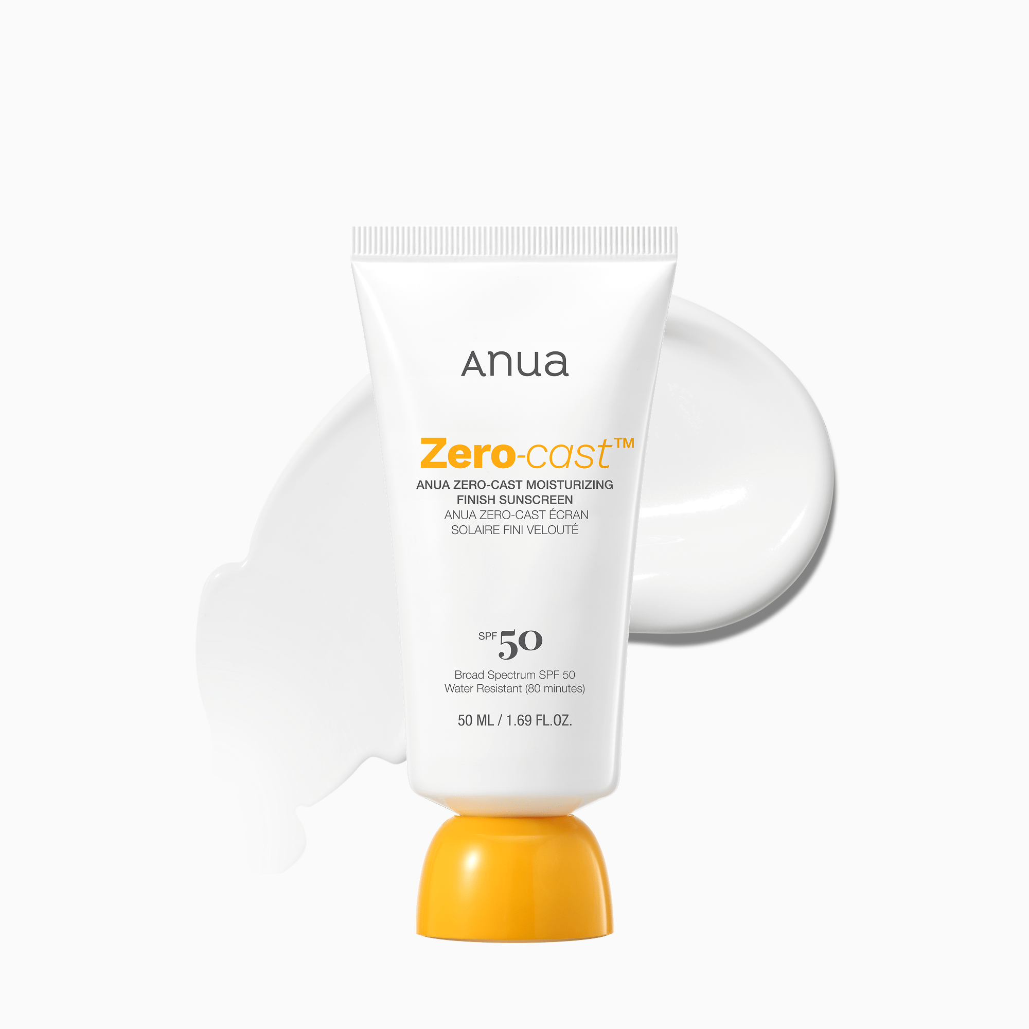 Anua US Sunscreen 50 ml Zero-cast Moisturizing Finish Sunscreen