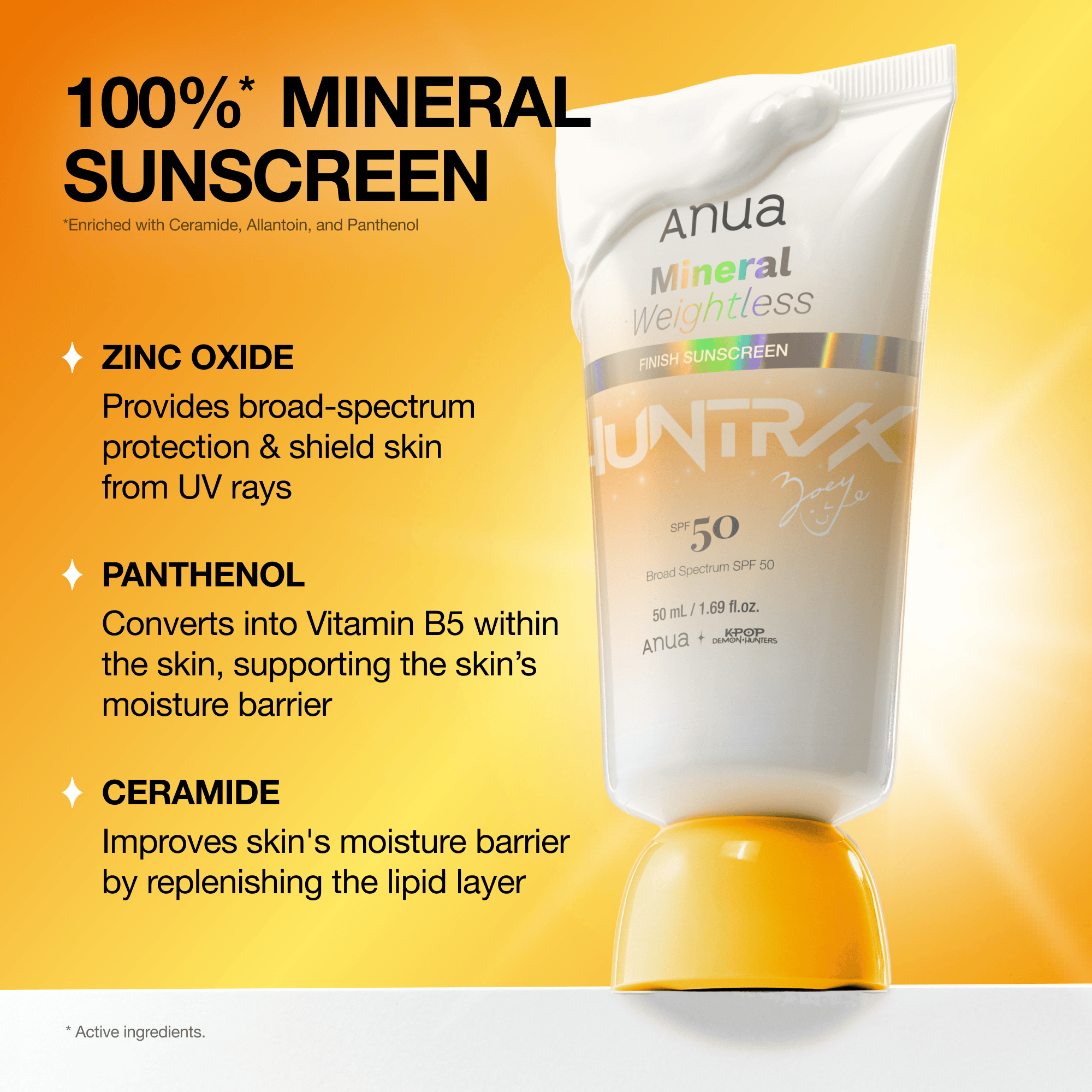 Anua US Sunscreen Mineral Weightless Finish Sunscreen