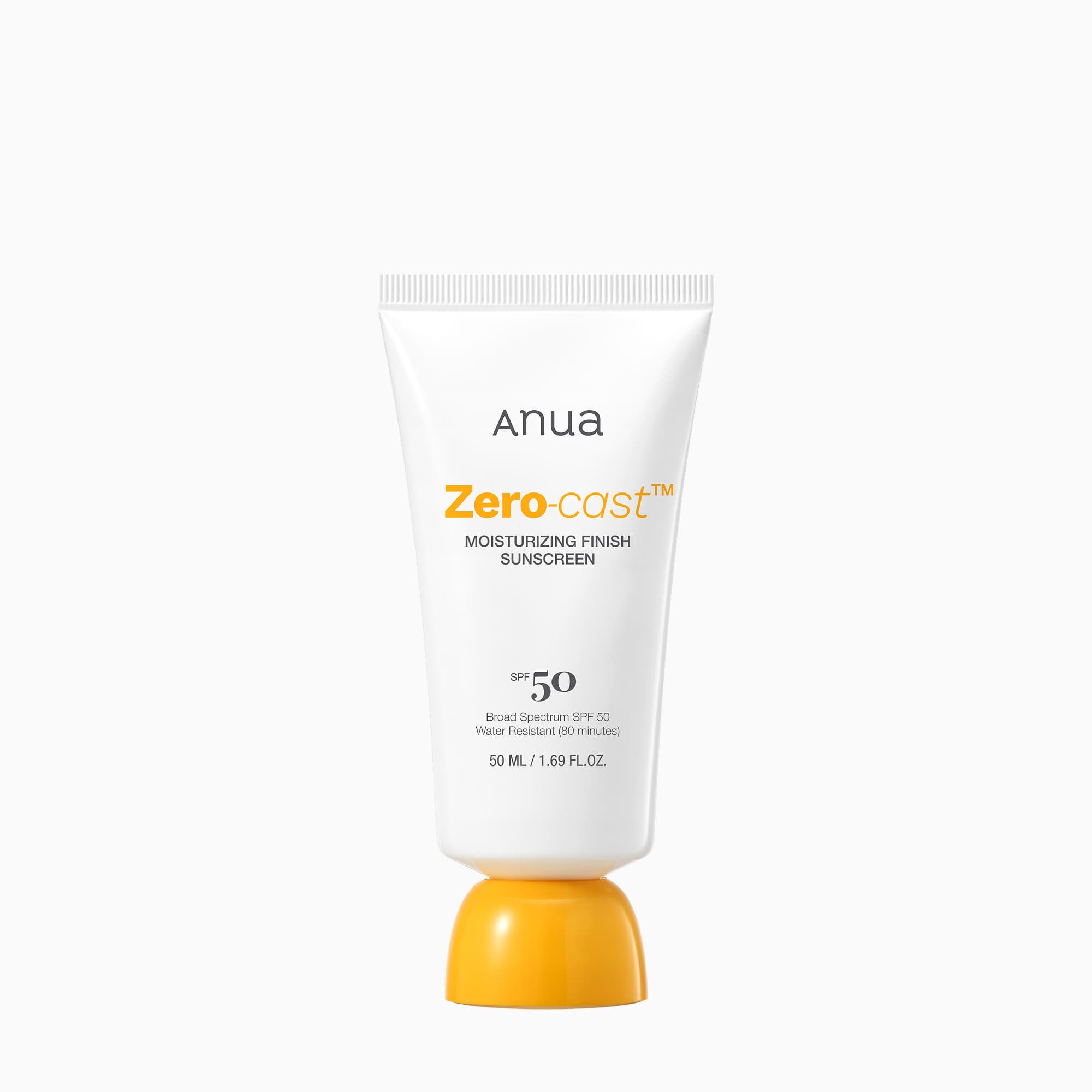 Anua US Sunscreen Zero-cast Moisturizing Finish Sunscreen