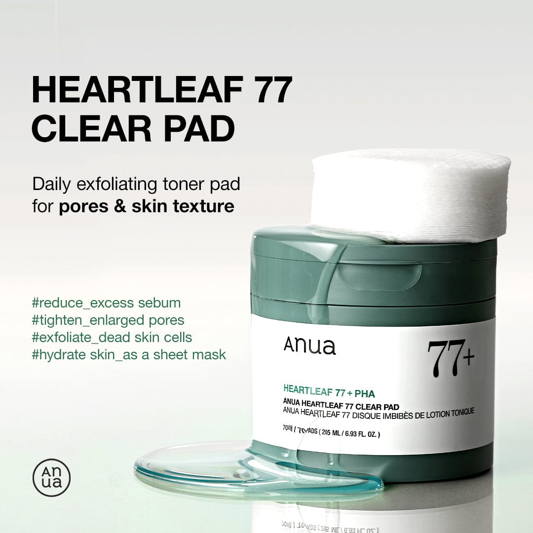 Anua US Toner 160 ml / 70ea Heartleaf 77 Toner Pad