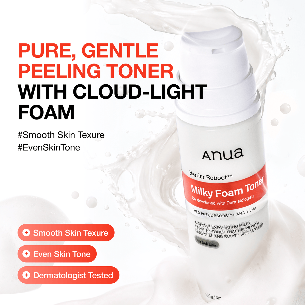 Anua US Toner Barrier Reboot Milky Foam Toner