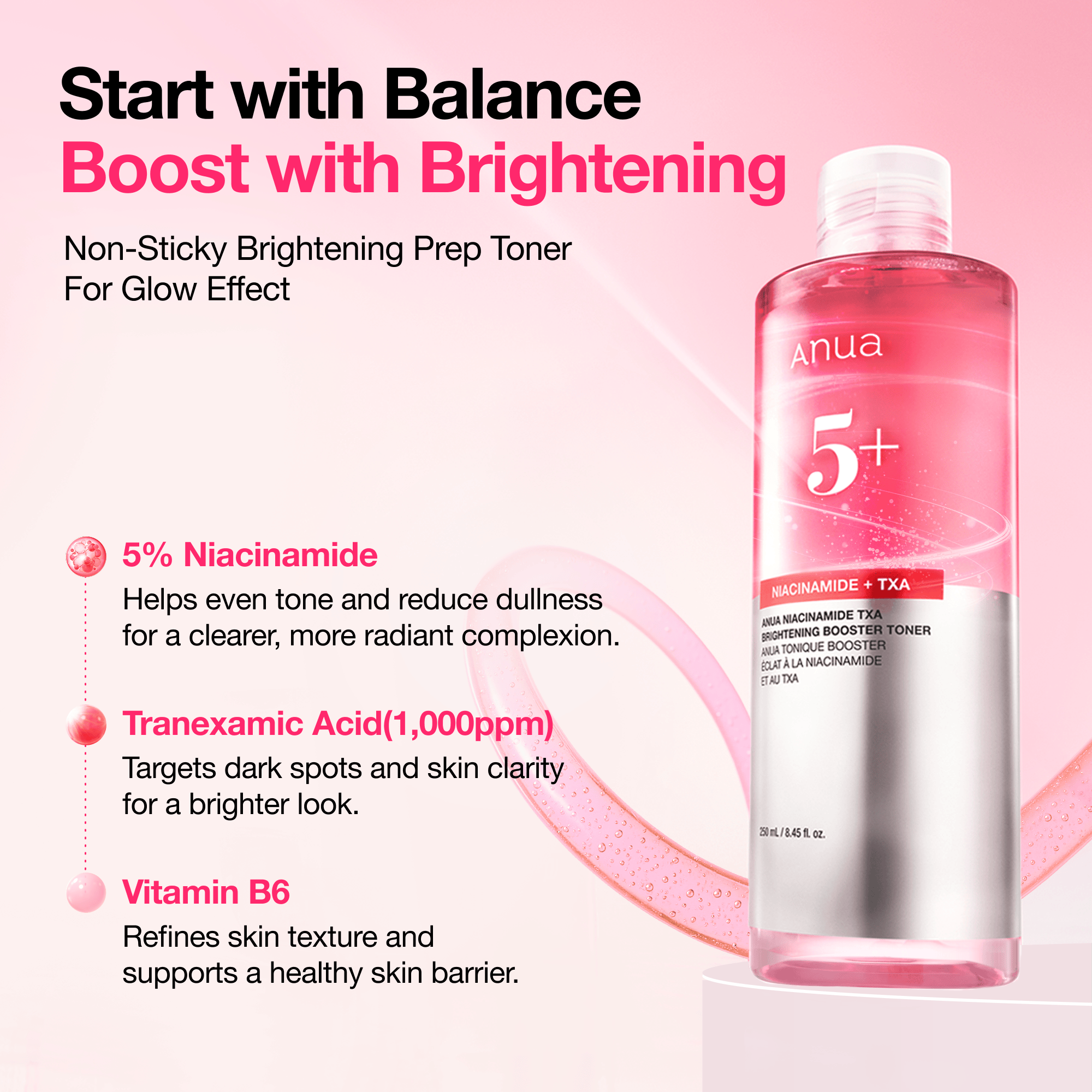 Anua US Toner Niacinamide Tranexamic Acid Brightening Booster Toner Niacinamide Tranexamic Acid Brightening Booster Toner