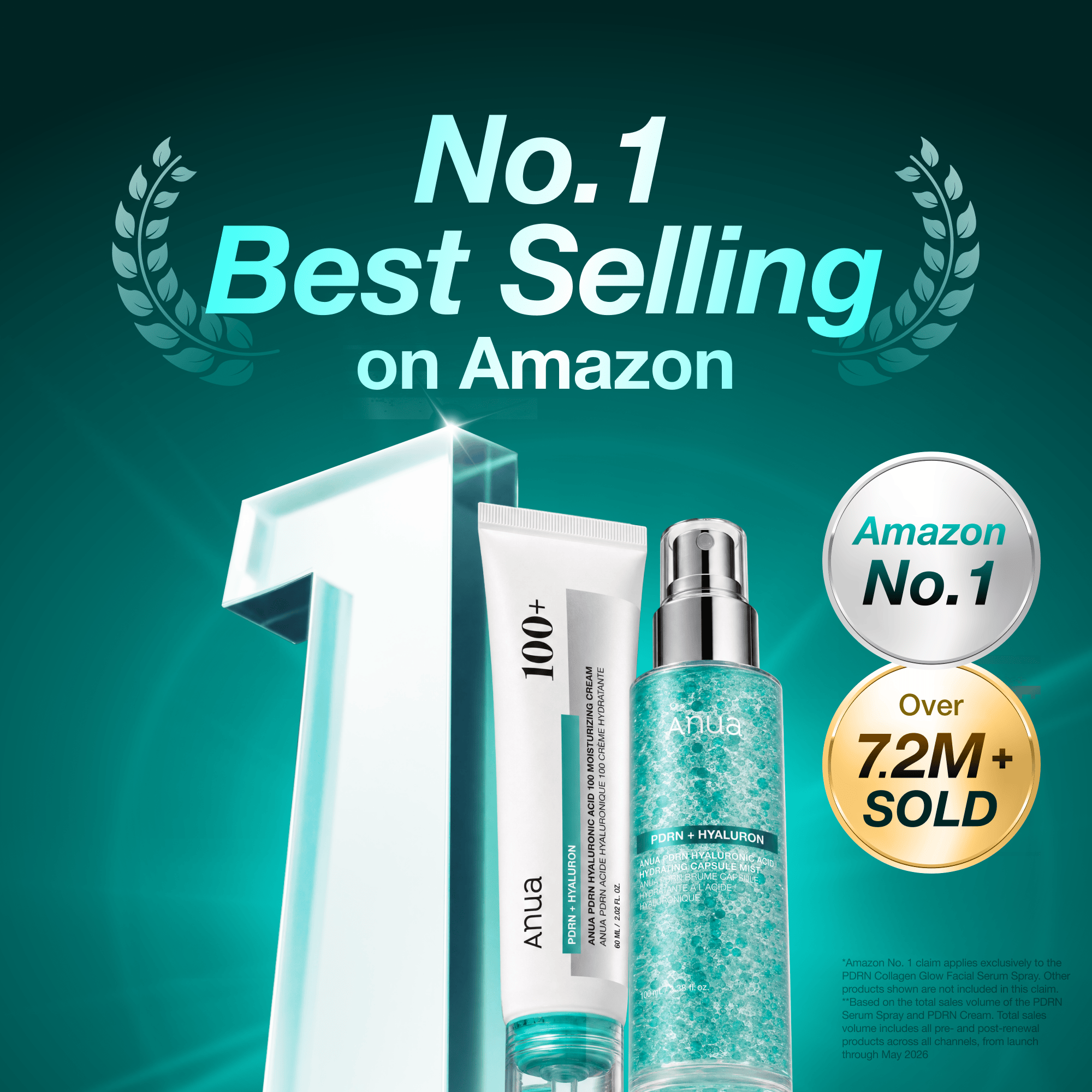 Hidden [🏆Amazon #1] PDRN Hyaluronic Acid 100 Moisturizing Cream