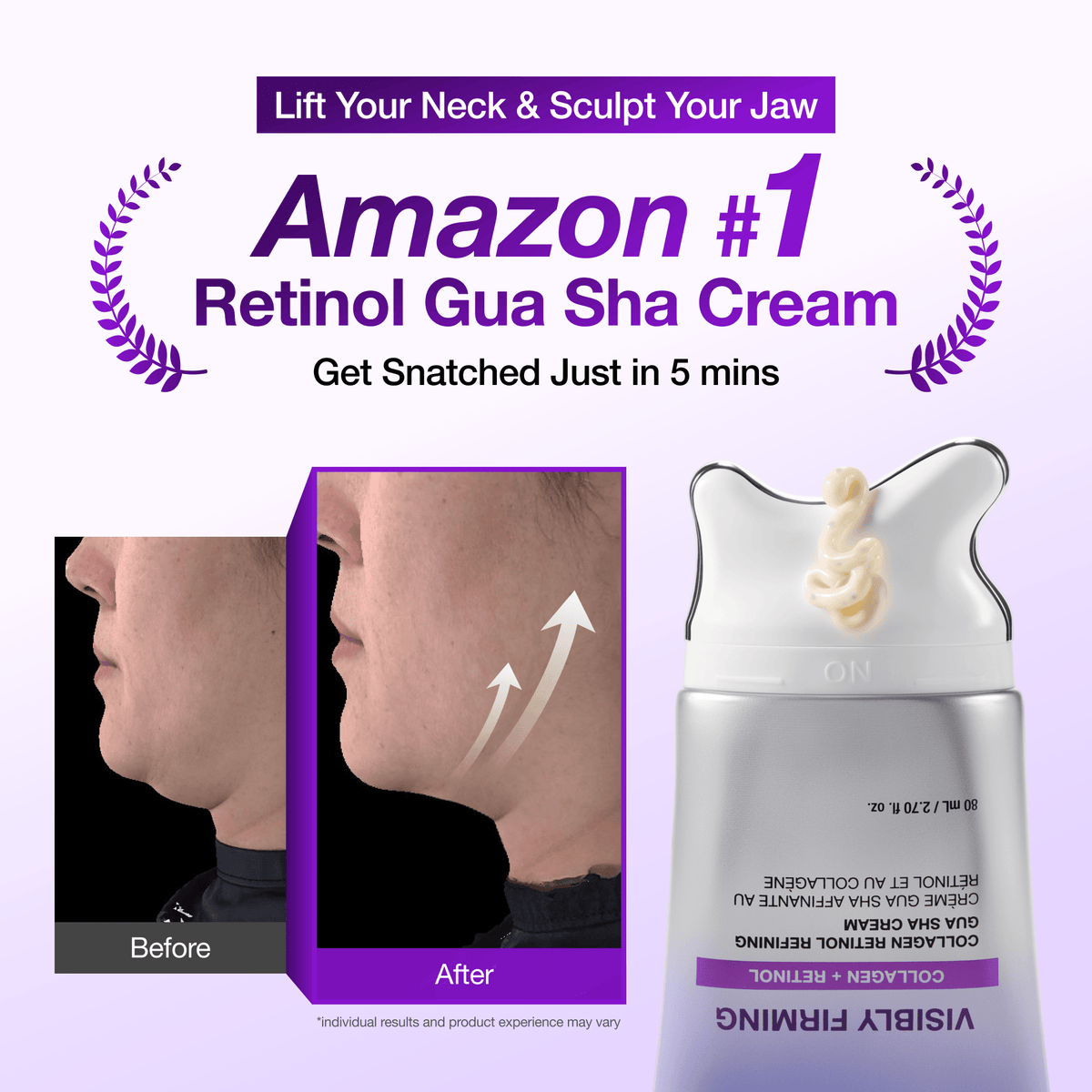 Hidden Moisturizer [TikTok Viral] Collagen Retinol Refining Gua Sha Cream