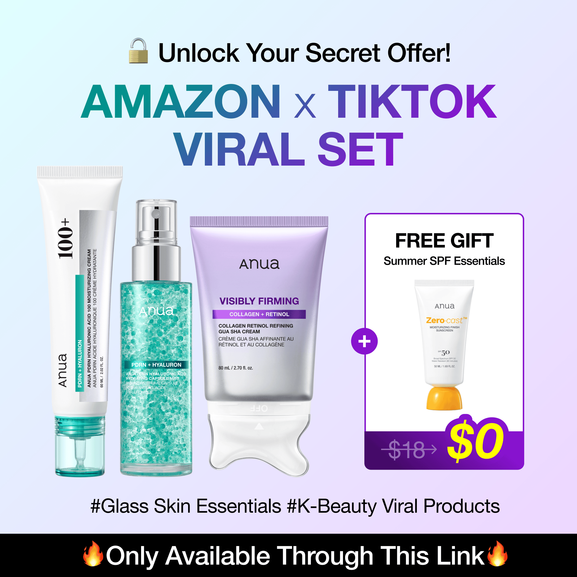 Hidden [Secret Deal🤐] Amazon x TikTok Viral Set